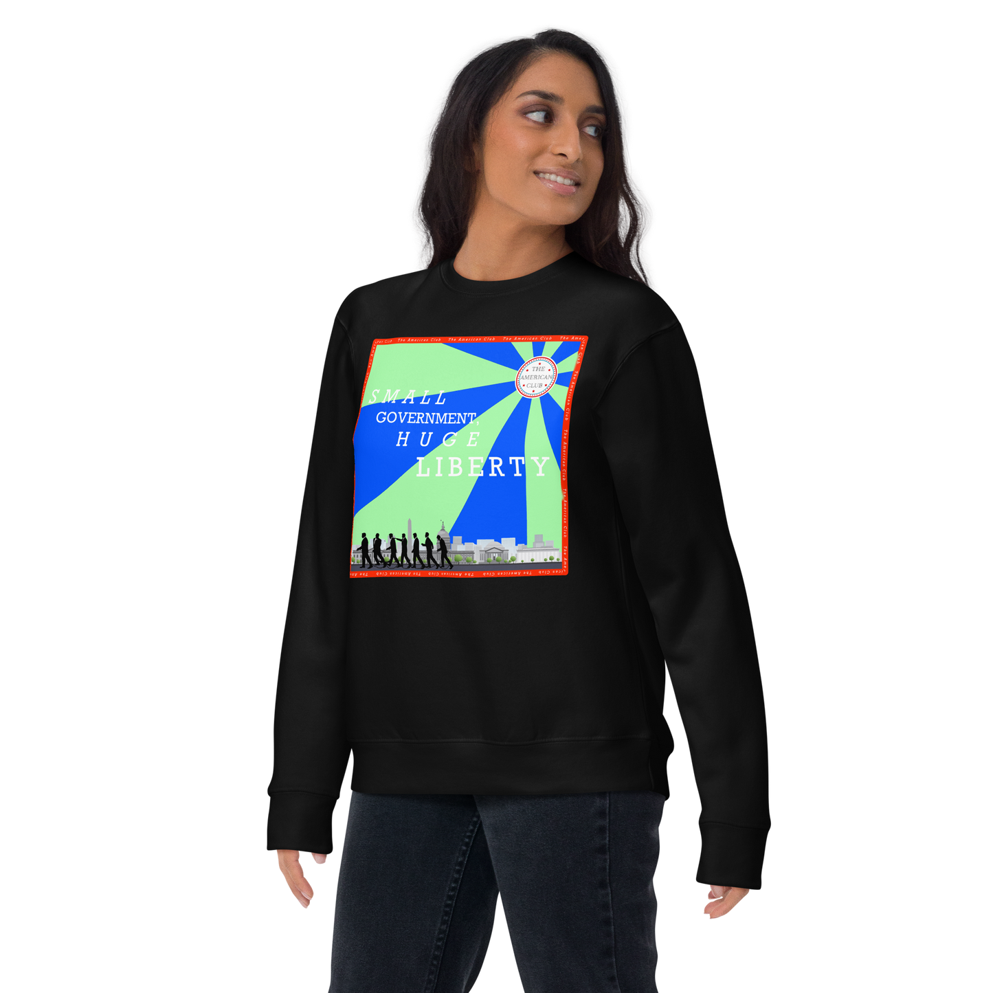 Small Government, Huge Liberty Women's Crewneck