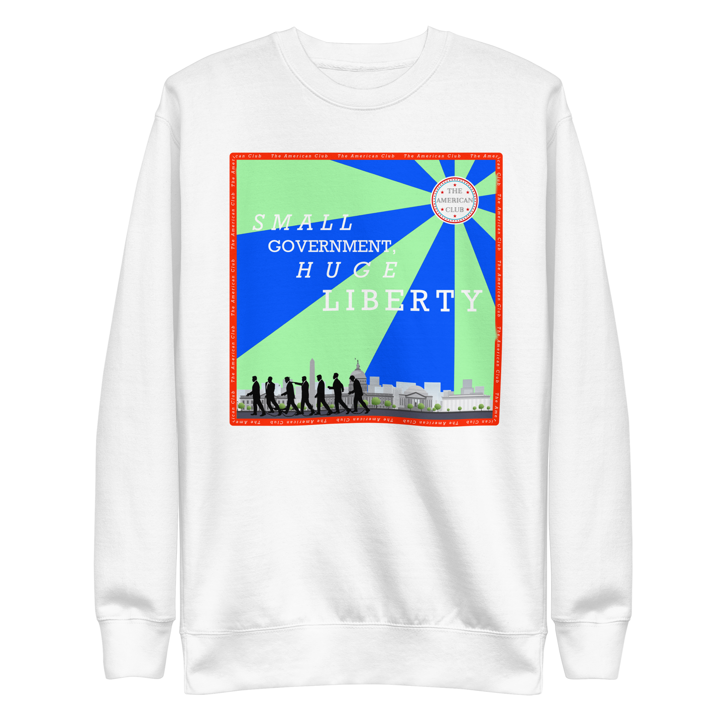 Small Government, Huge Liberty Women's Crewneck