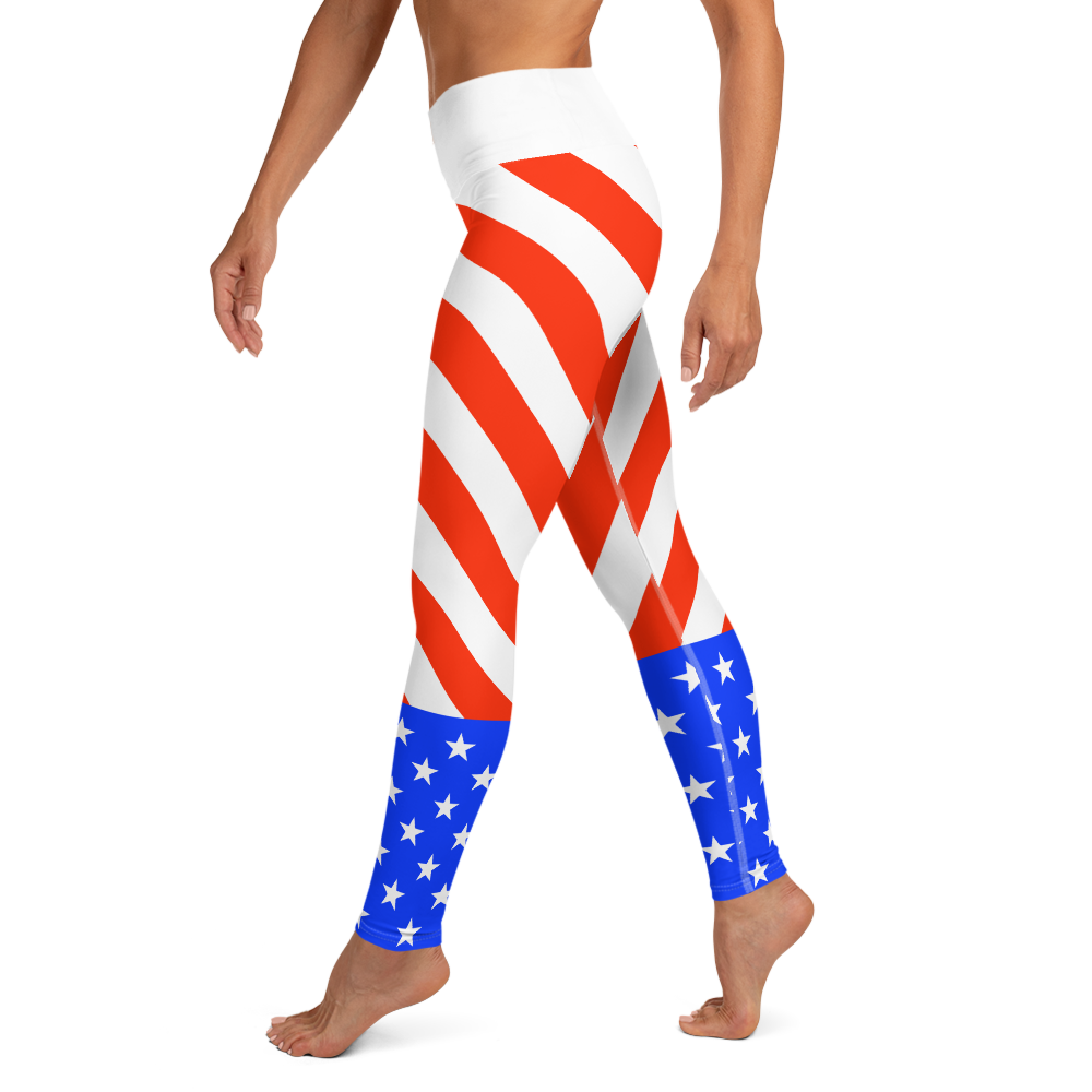 Stars and Stripes Yoga Leggings