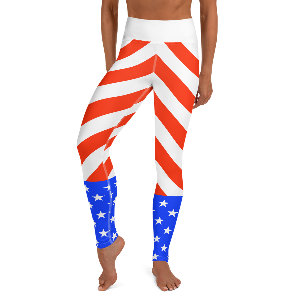 Stars and Stripes Yoga Leggings